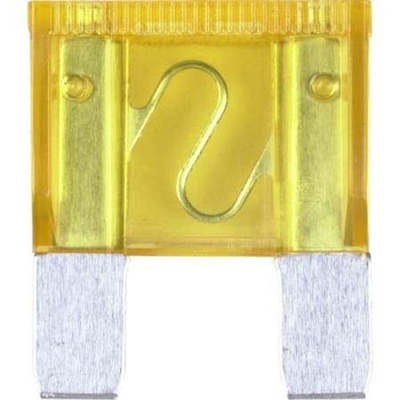 HAINES PRODUCTS Automotive Fuse, Maxi ATC Series, 20A, Not Rated MATY20 HAINES PRODUCTS